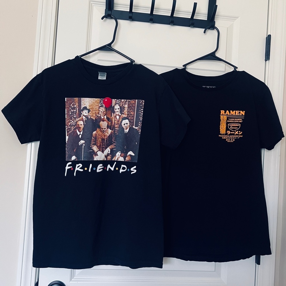 LCM and Gildan bundle Black Short Sleeve Graphic Tees